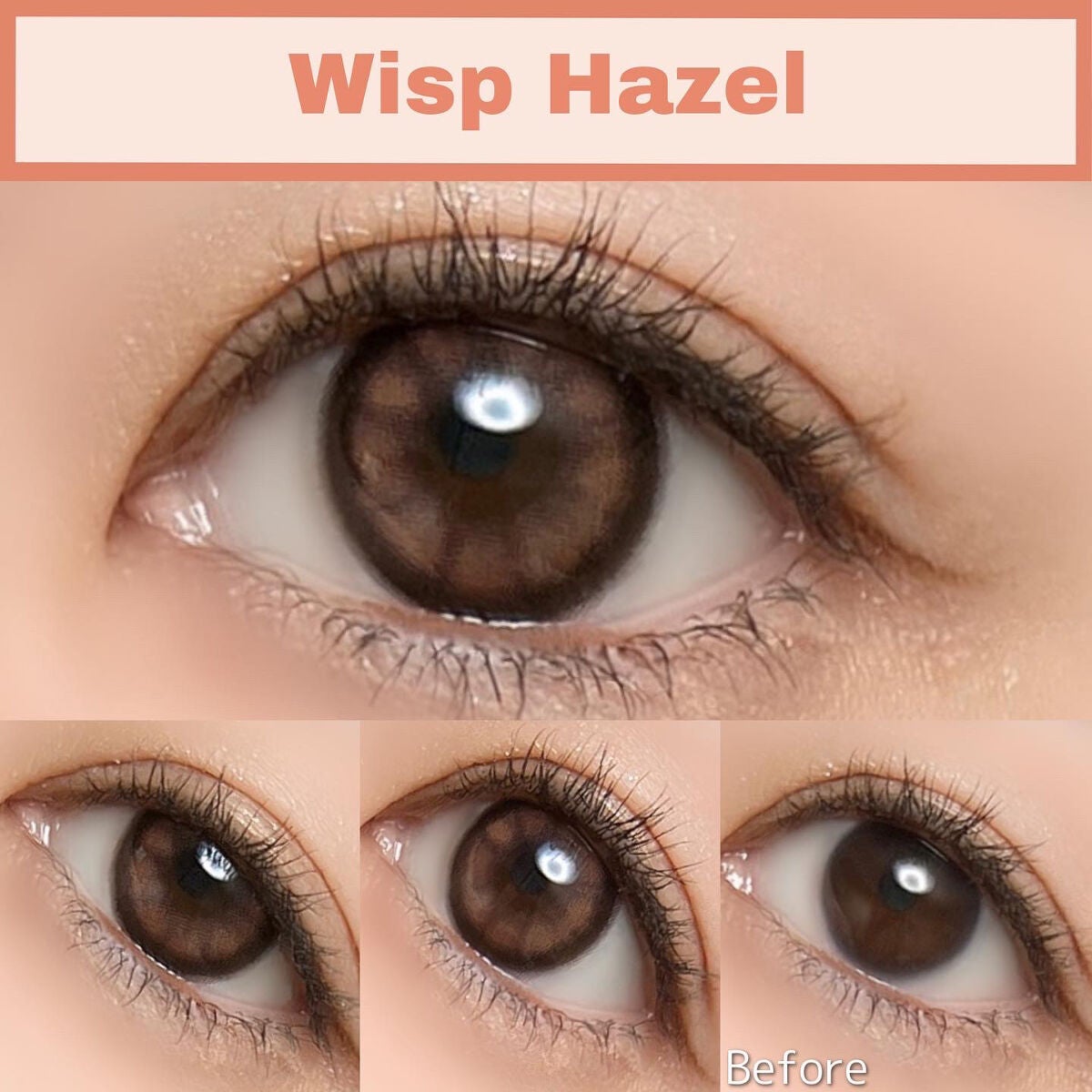 Real Caramel /TTDeye/カラーコンタクトレンズを使ったクチコミ(6枚目)