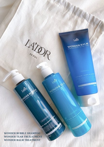 WONDER BALM/La'dor/洗い流すヘアトリートメントを使ったクチコミ(1枚目)