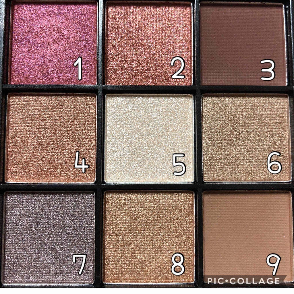 UR GLAM BLOOMING EYE COLOR PALETTE/U R GLAM/アイシャドウパレットを使ったクチコミ(2枚目)