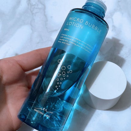 薬用マイクロバブルローション/Macchia Label/化粧水を使ったクチコミ(1枚目)