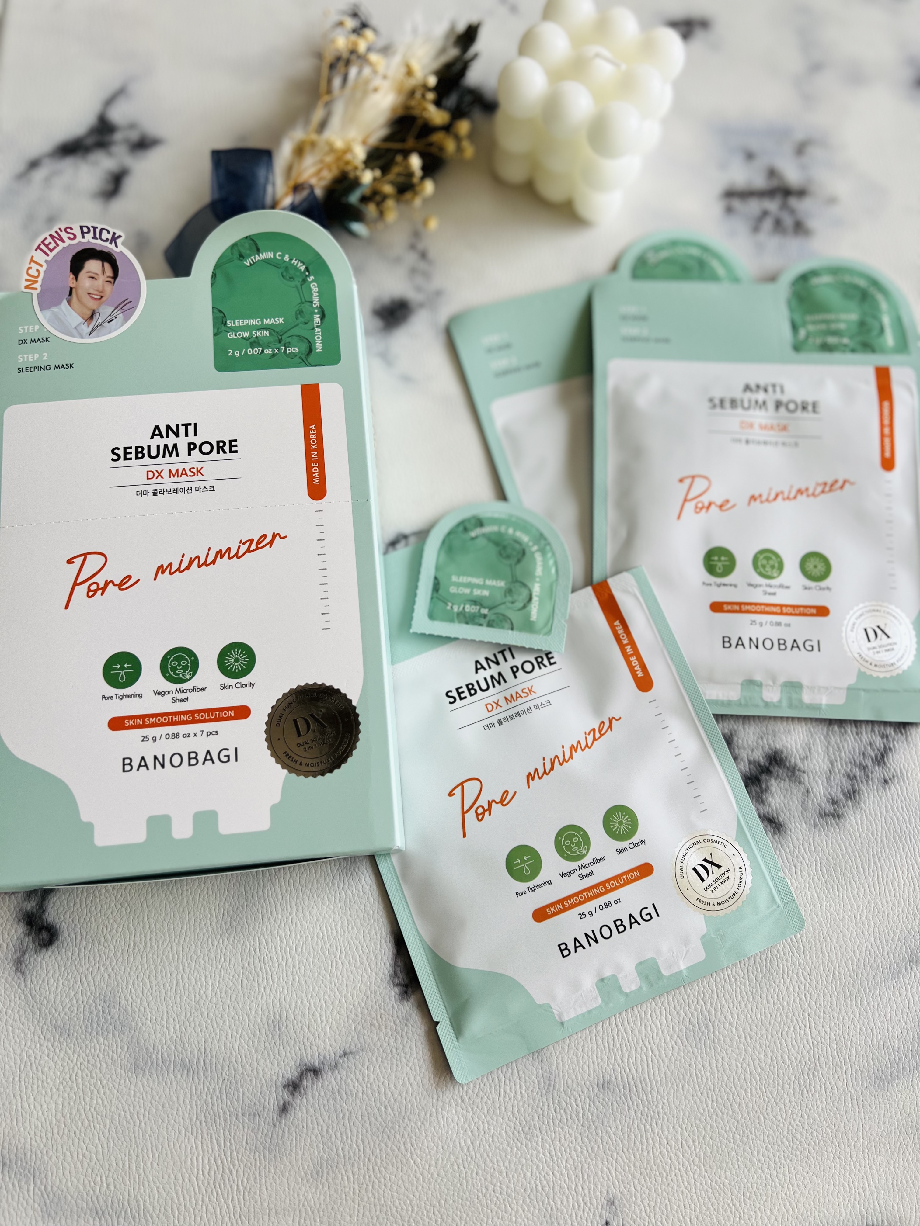 DXマスク アンチ セボム フォア/BANOBAGI/シートマスク・パックを使ったクチコミ（2枚目）