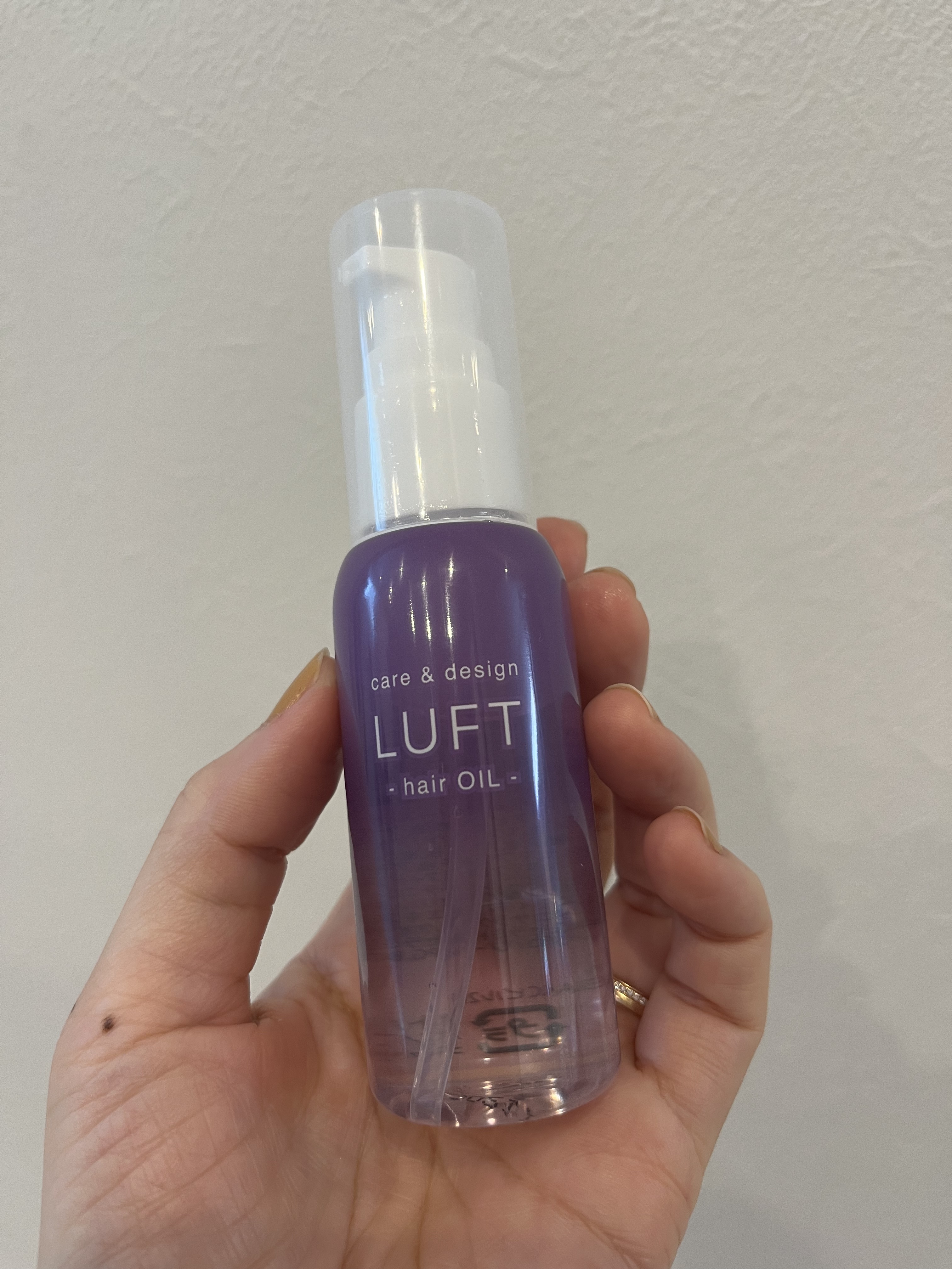 ケア＆デザインオイル D/LUFT/ヘアオイルを使ったクチコミ（2枚目）