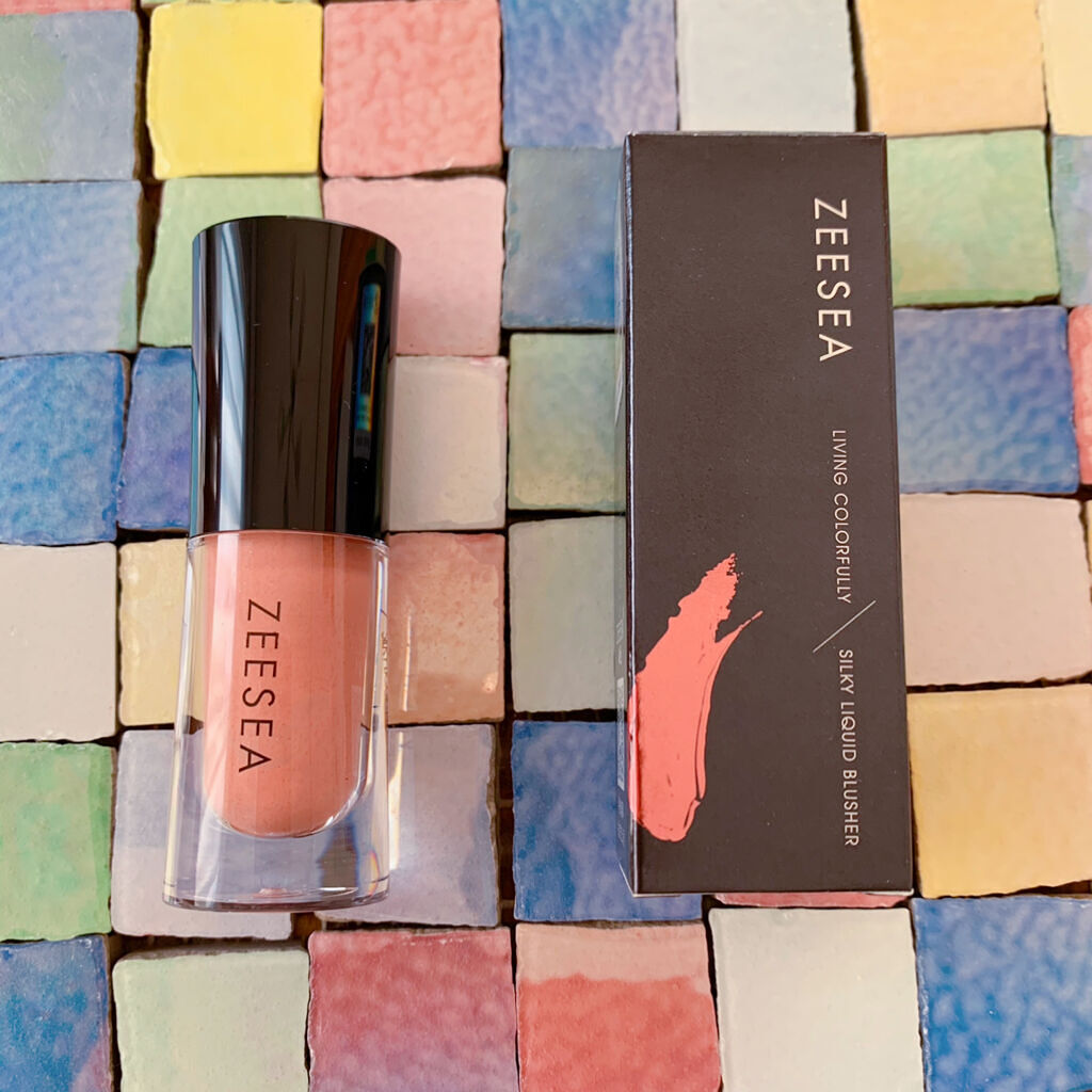 SILKY LIQUID BLUSHER/ZEESEA/リキッドチークを使ったクチコミ（1枚目）