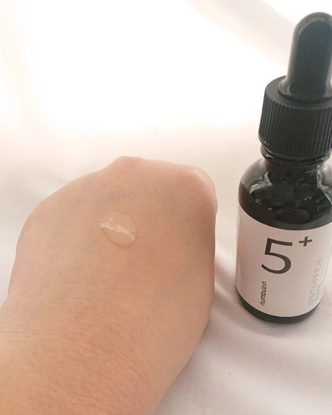 5番 白玉グルタチオンＣ美容液/numbuzin/美容液を使ったクチコミ（3枚目）