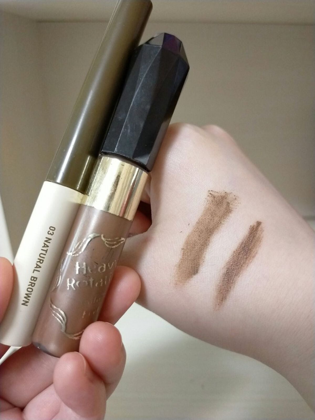 スピーディー スキニー ブロウカラ/PERIPERA/眉マスカラを使ったクチコミ(6枚目)