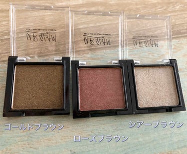 UR GLAM　POWDER EYESHADOW ゴールドブラウン〈パールラメ〉/U R GLAM/シングルアイシャドウを使ったクチコミ（2枚目）