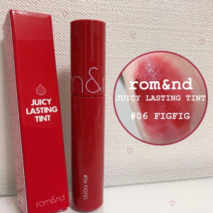ジューシーラスティングティント/rom&nd/リップティントを使ったクチコミ(1枚目)