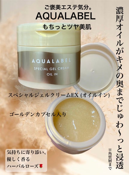 スペシャルジェルクリーム EX (オイルイン)/アクアレーベル/オールインワン化粧品を使ったクチコミ(1枚目)
