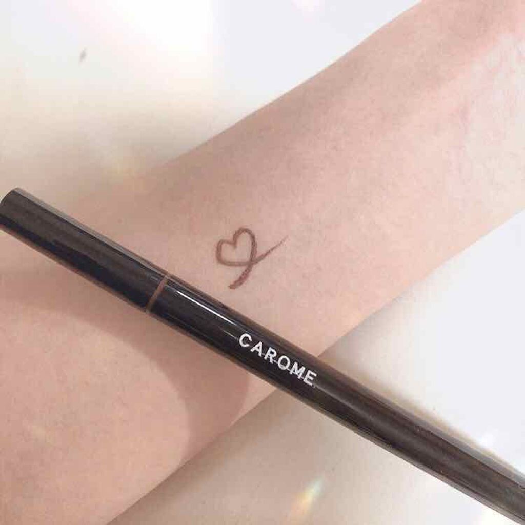 ウォータープルーフ リキッドアイライナー/CAROME./リキッドアイライナーを使ったクチコミ(2枚目)