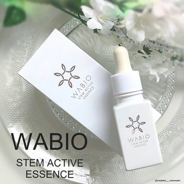 ステム アクティブ エッセンス/WABIO/美容液を使ったクチコミ（1枚目）