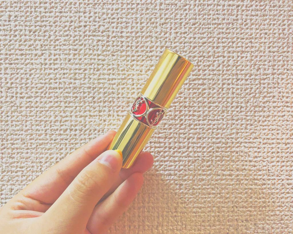 ルージュ ヴォリュプテ シャイン/YVES SAINT LAURENT BEAUTE/口紅を使ったクチコミ（1枚目）