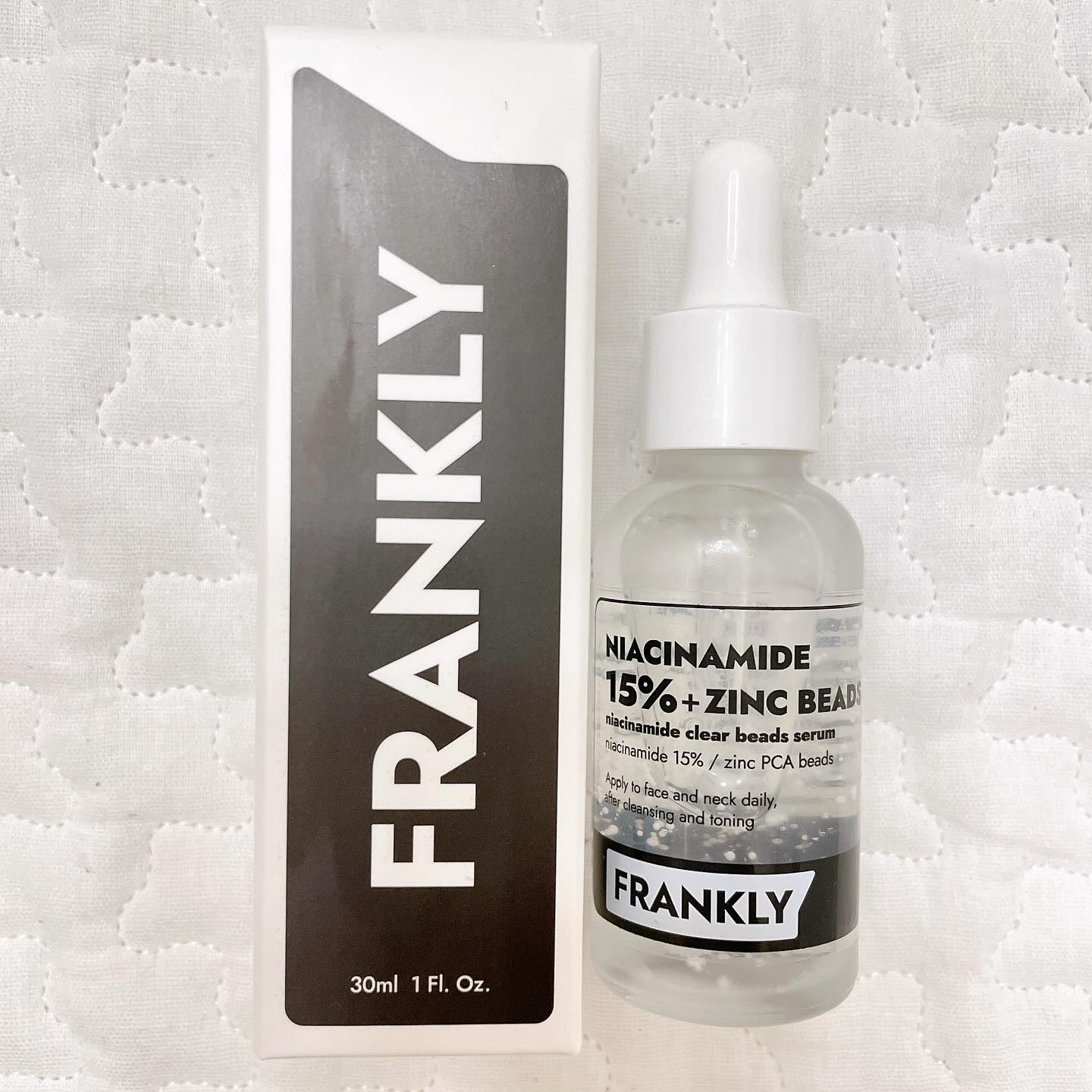 ナイアシンジンクビーズセラム/Frankly/美容液を使ったクチコミ（1枚目）