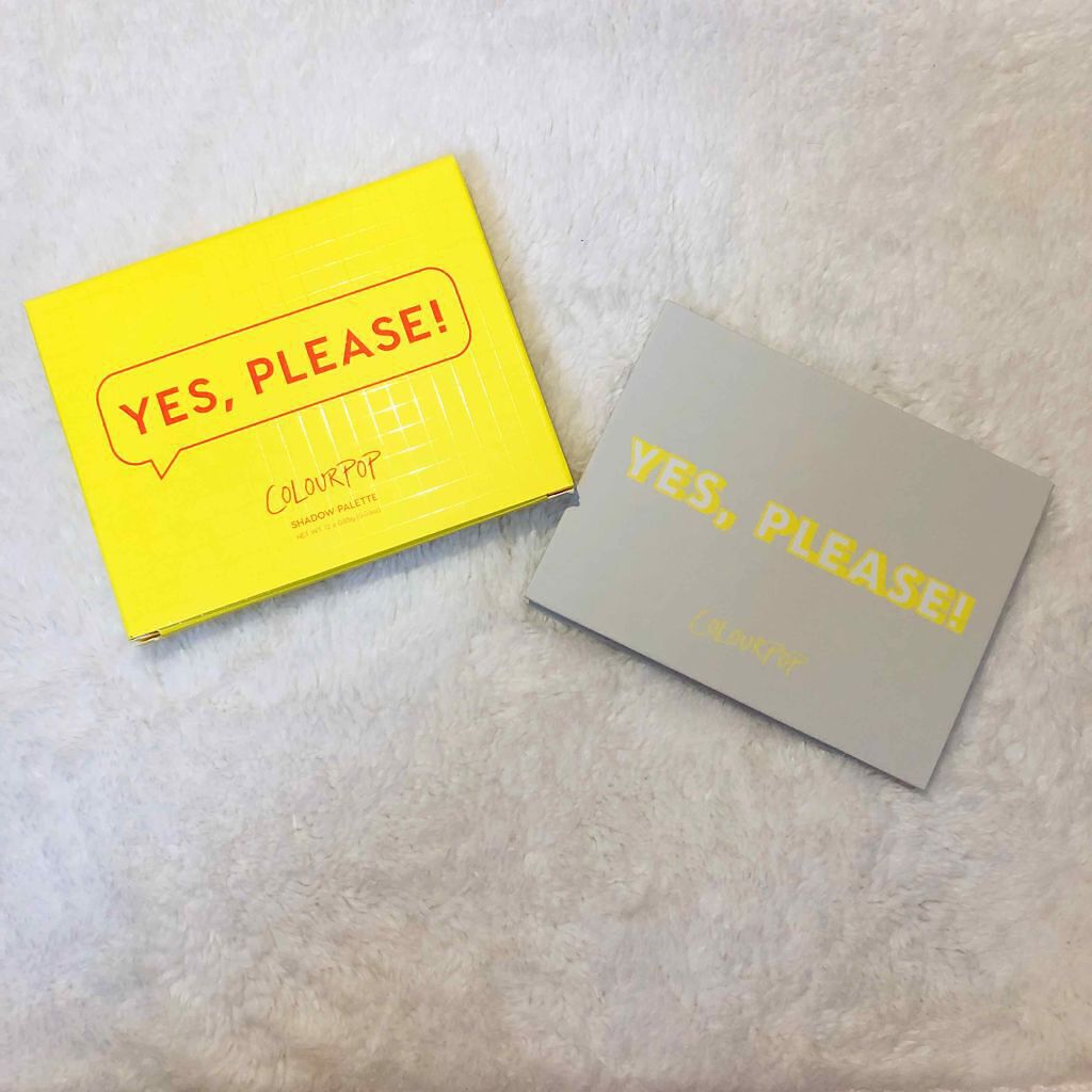 Yes,Please! Shadow Palette/ColourPop/アイシャドウパレットを使ったクチコミ(1枚目)