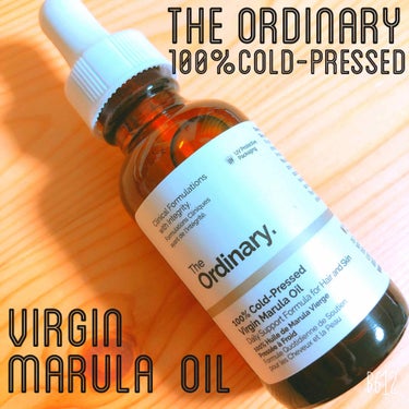 100% Cold-Pressed Virgin Marula Oil/The Ordinary/フェイスオイルを使ったクチコミ（1枚目）