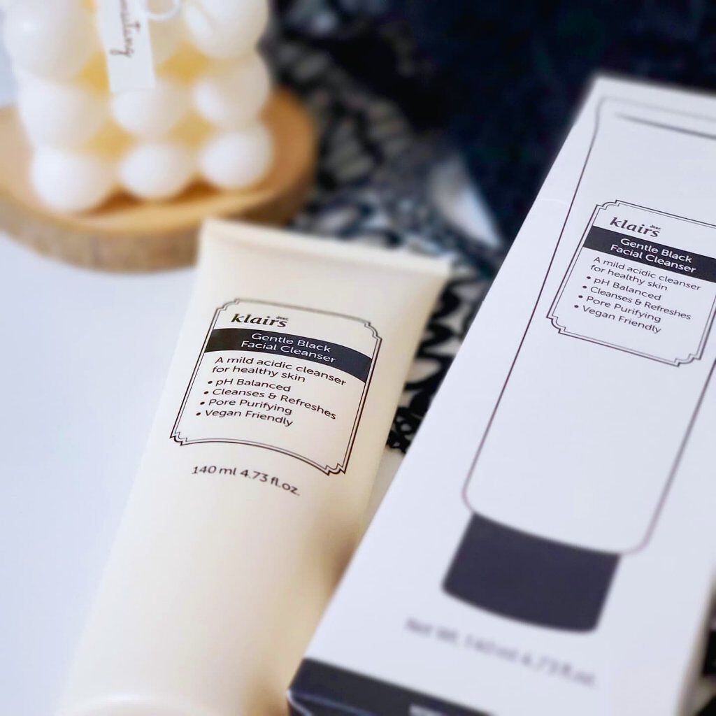 ジェントルブラックフェイシャルクレンザー(140ml)/Klairs/洗顔フォームを使ったクチコミ（2枚目）