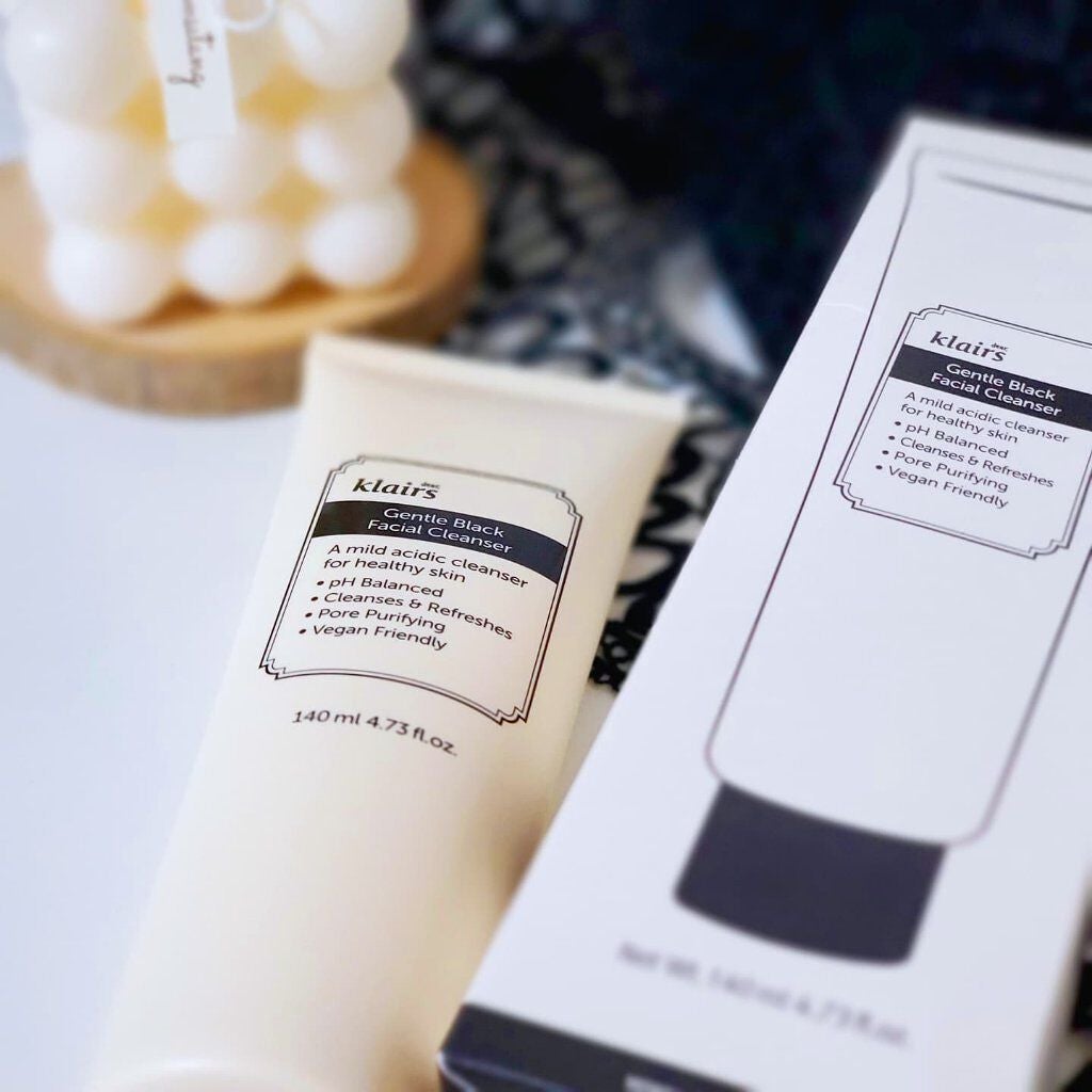 ジェントルブラックフェイシャルクレンザー(140ml)/Klairs/洗顔フォームを使ったクチコミ(2枚目)