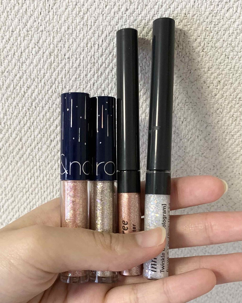 トゥインクル グリッター/innisfree/リキッドアイライナーを使ったクチコミ（1枚目）