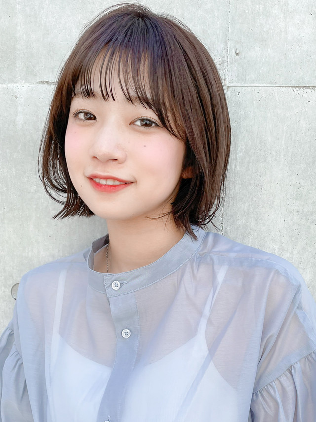 レイヤードボブヘア