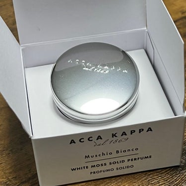 ホワイトモス ソリッドパフューム/ACCA KAPPA(アッカカッパ)/練り香水を使ったクチコミ（1枚目）