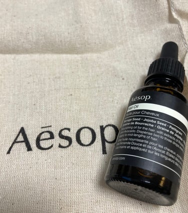 Aesop ヘアオイル25のクチコミ「Aesopヘアオイル

私の髪の毛について、
髪の量多くて広がりやすいダメージヘア

Aeso.....」（1枚目）