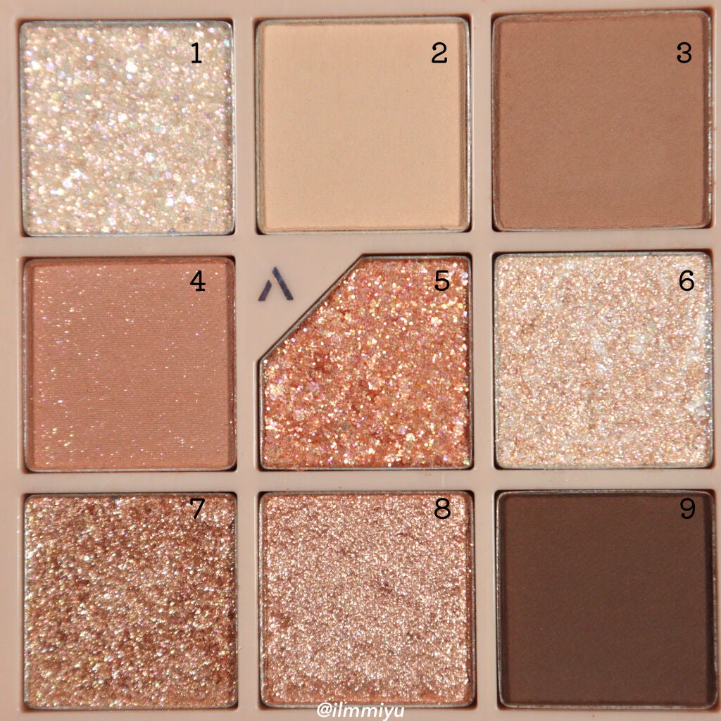 グリッターペディアアイパレット/unleashia/アイシャドウパレットを使ったクチコミ(6枚目)
