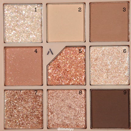 グリッターペディアアイパレット/unleashia/アイシャドウパレットを使ったクチコミ(6枚目)