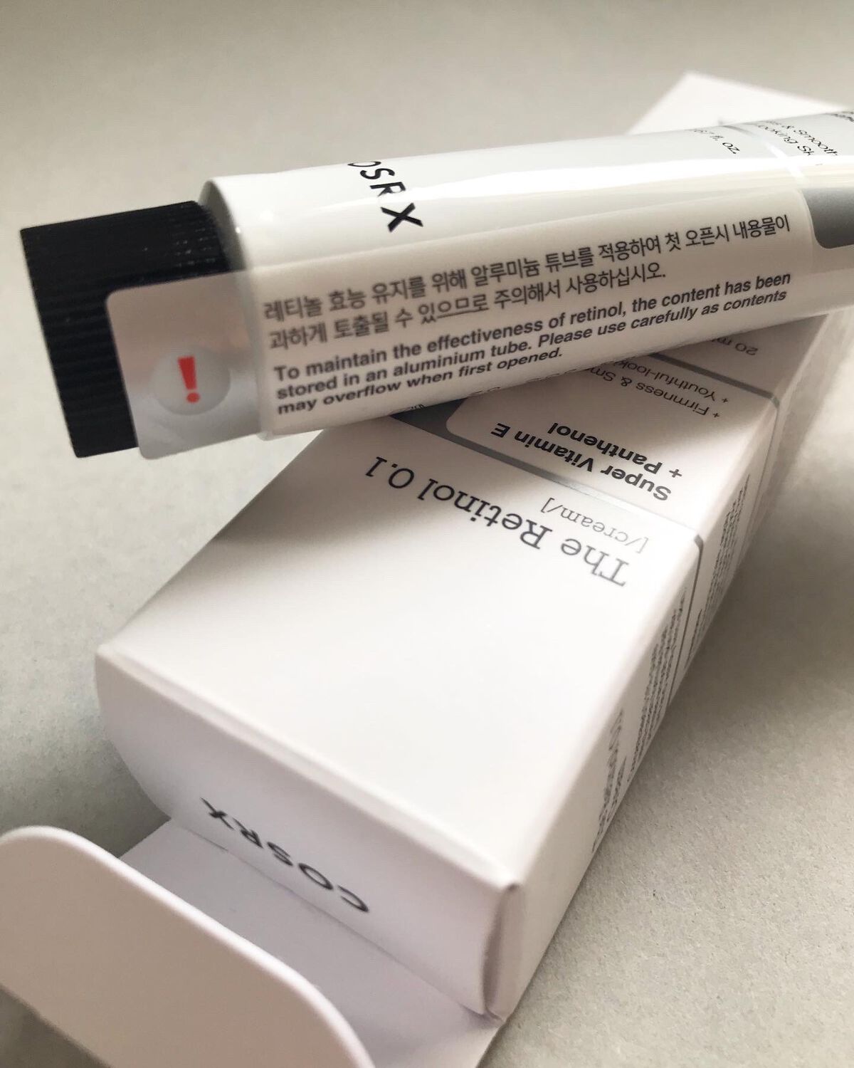 RXザ・レチノール0.1クリーム/COSRX/フェイスクリームを使ったクチコミ(2枚目)