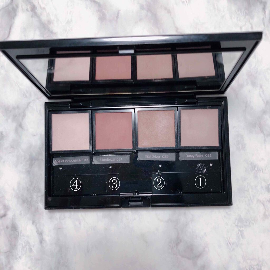 アディクション ザ アイシャドウ 22 Dusty Rose (M) /ADDICTION/単色アイシャドウを使ったクチコミ（2枚目）