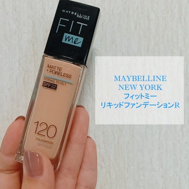 フィットミー リキッドファンデーション R/MAYBELLINE NEW YORK/リキッドファンデーションを使ったクチコミ（1枚目）