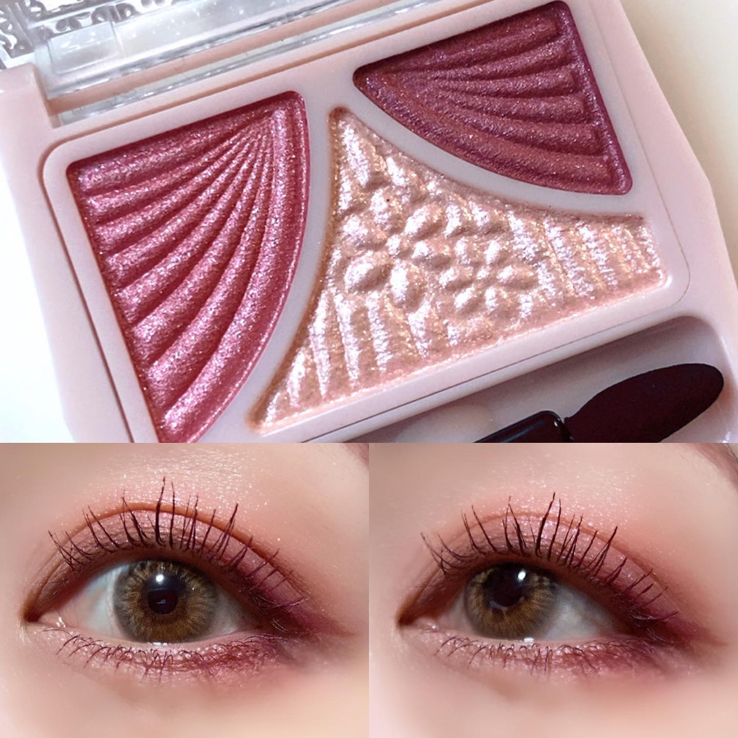 ジューシーピュアアイズ/キャンメイク/アイシャドウパレットを使ったクチコミ（3枚目）