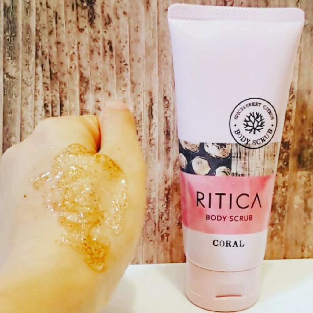 RITICA ボディフィットスクラブ コーラル/ロゼット/ボディスクラブを使ったクチコミ(4枚目)