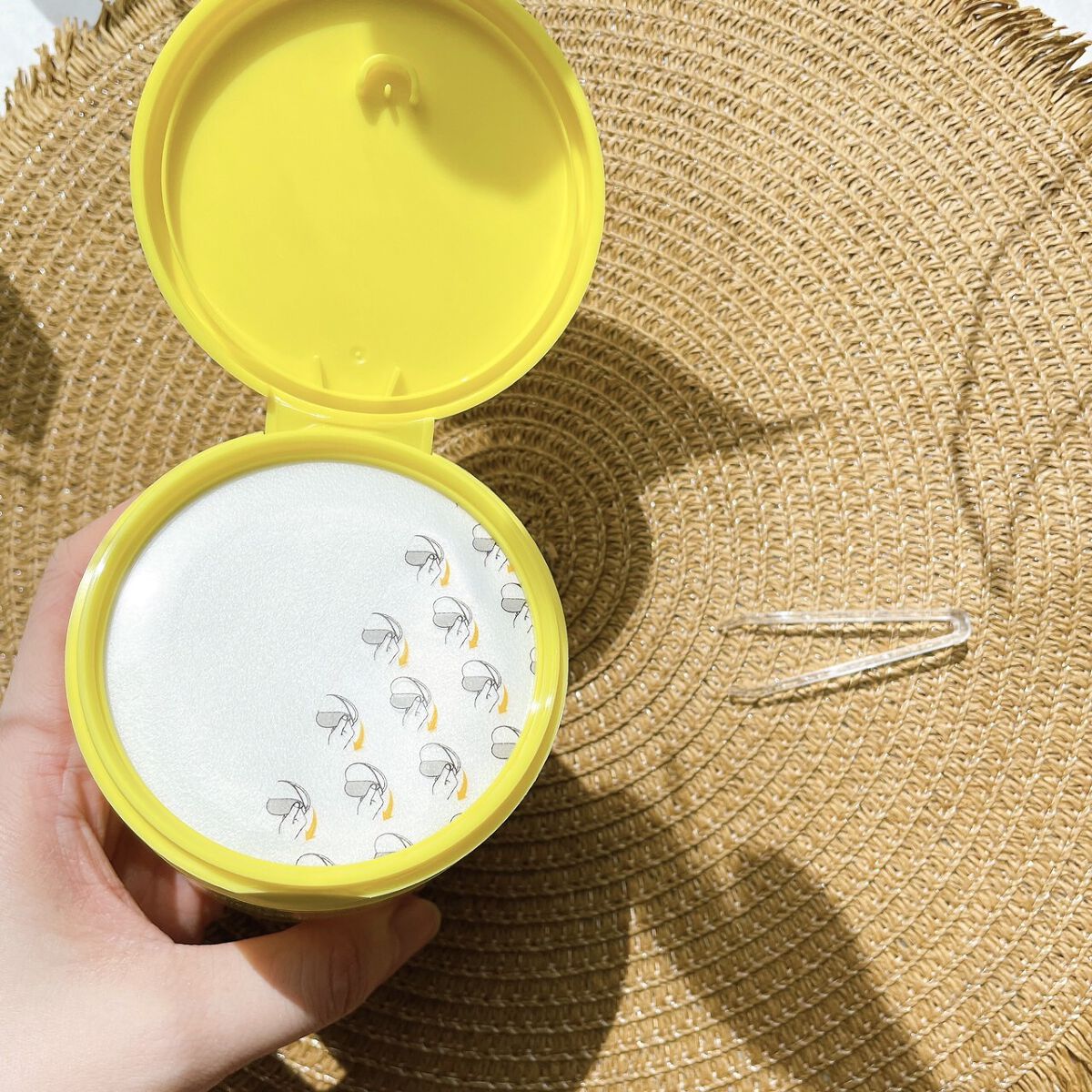 グリーンタンジェリン ビタCダークスポットケアパッド/goodal/トナーパッドを使ったクチコミ（3枚目）