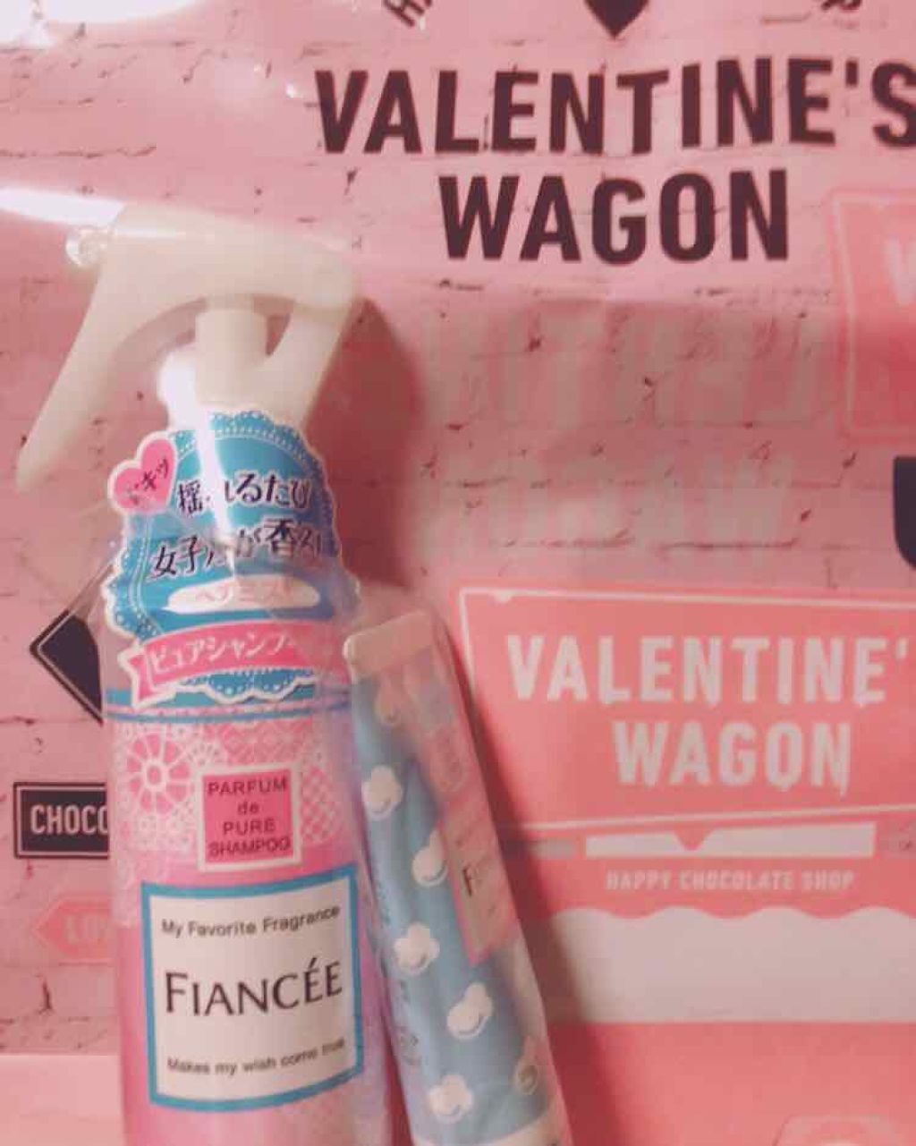 フレグランスヘアミスト ピュアシャンプーの香り/フィアンセ/ヘアミストを使ったクチコミ（1枚目）