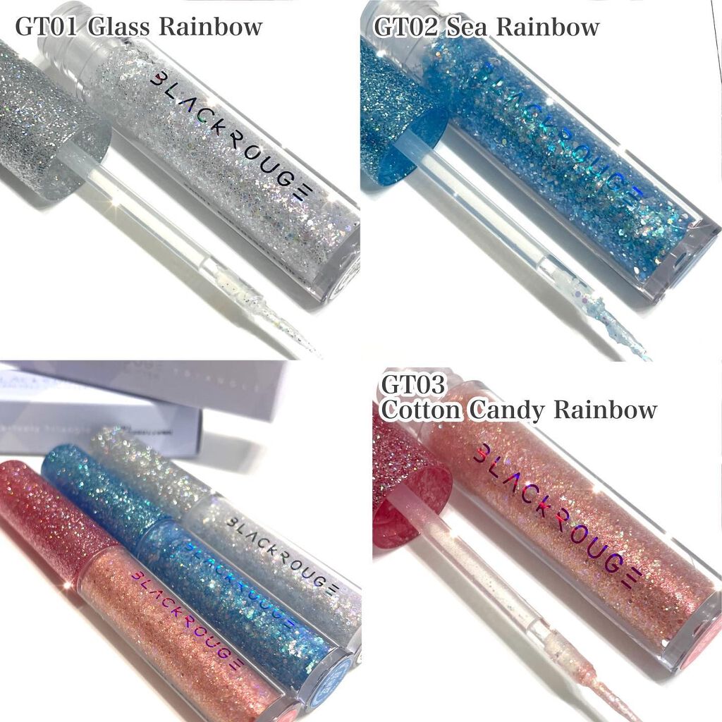 パールブリーアイグリッター/BLACK ROUGE/グリッターを使ったクチコミ(3枚目)