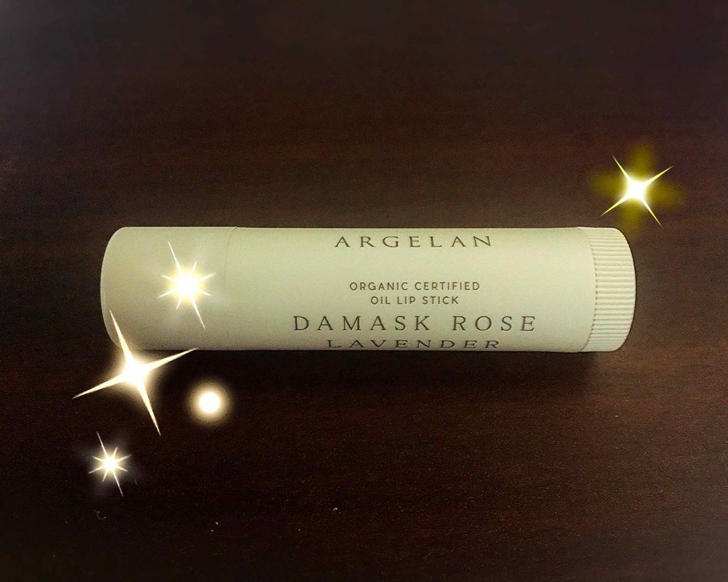 オイル リップスティック ダマスクローズ&ラベンダー/アルジェラン/リップクリームを使ったクチコミ(1枚目)