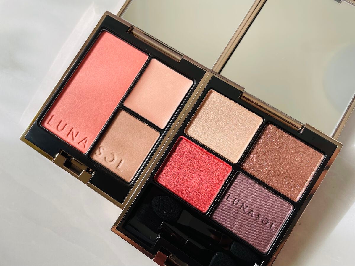 シークレットシェイプパレット/LUNASOL/パウダーチークを使ったクチコミ(3枚目)