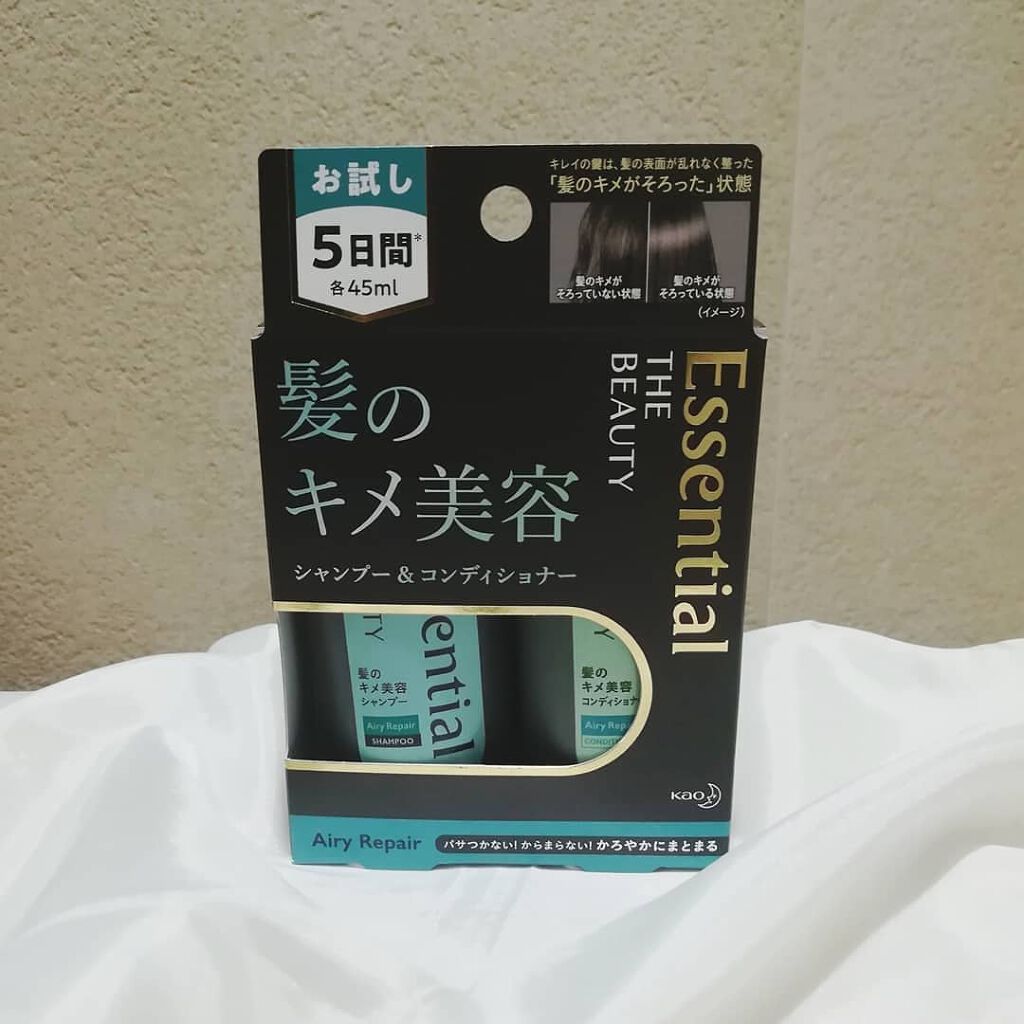 THE BEAUTY 髪のキメ美容シャンプー/コンディショナー<エアリーリペア> /エッセンシャル/シャンプー・コンディショナーを使ったクチコミ(3枚目)