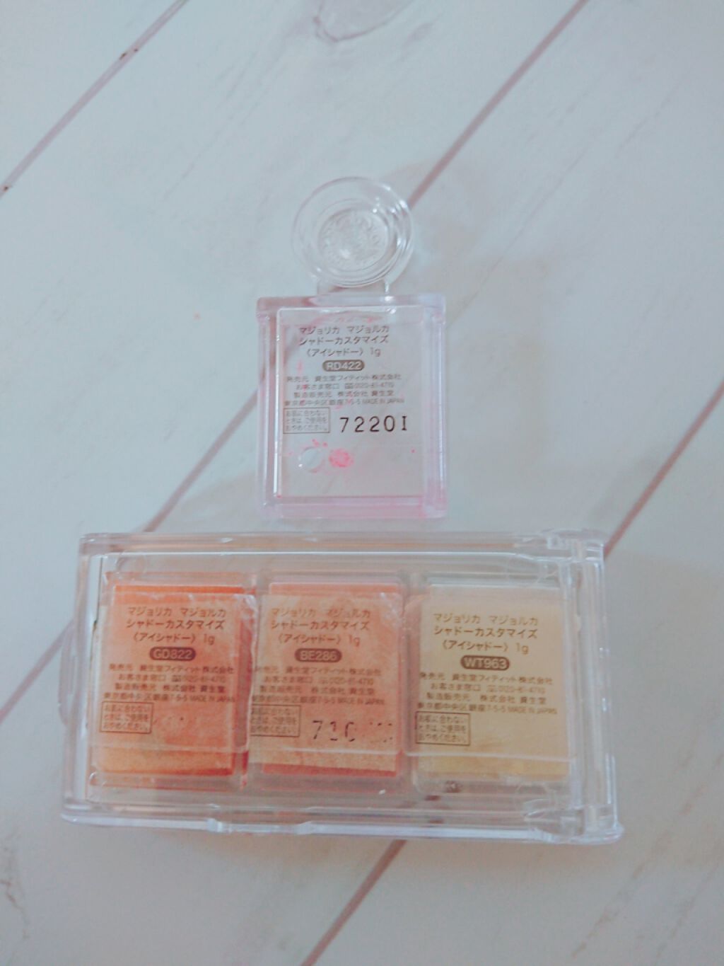 シャドーカスタマイズ/MAJOLICA MAJORCA/単色アイシャドウを使ったクチコミ(4枚目)