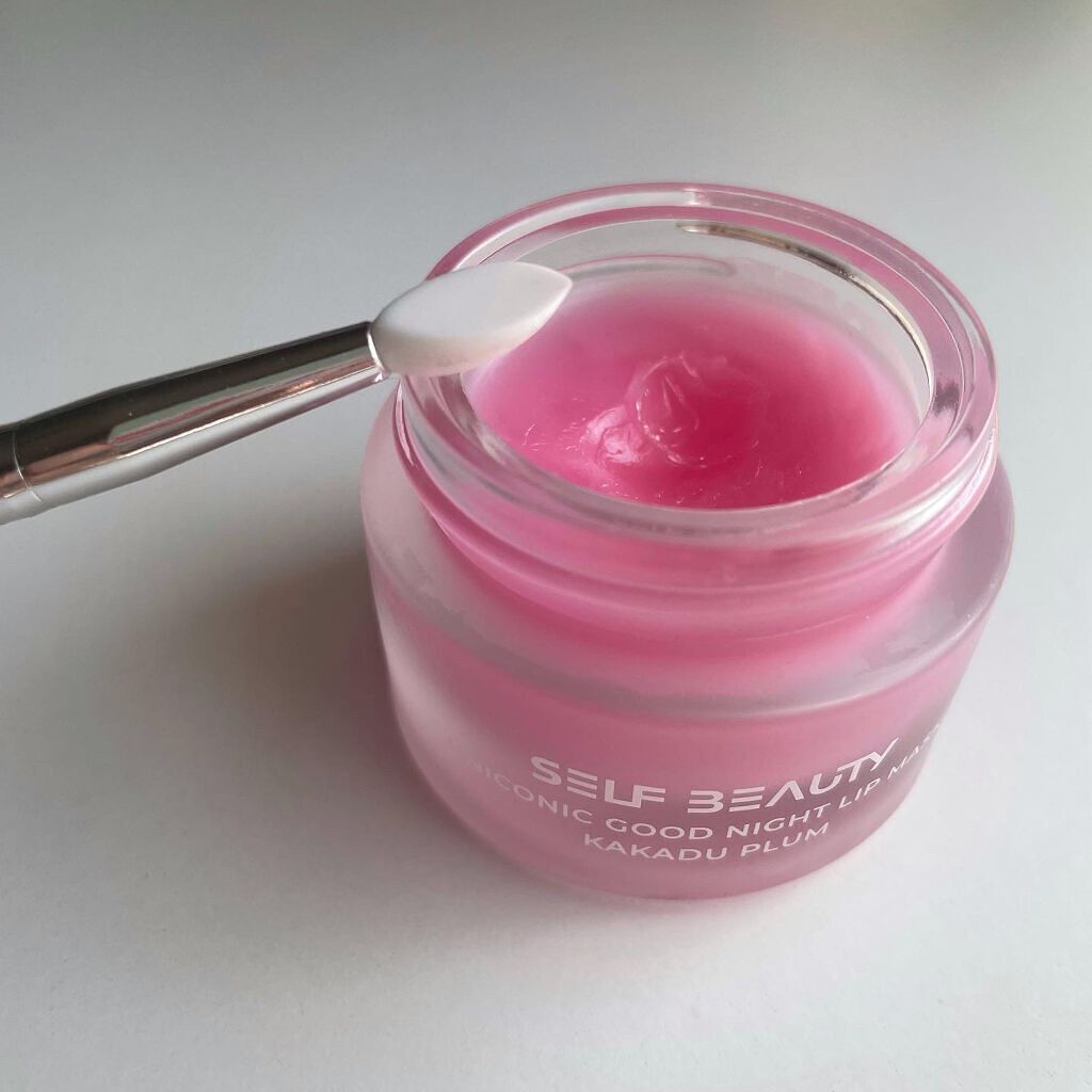 ユニコーングッドナイトリップマスク カカドゥプラム/SELF BEAUTY/リップマスクを使ったクチコミ(2枚目)