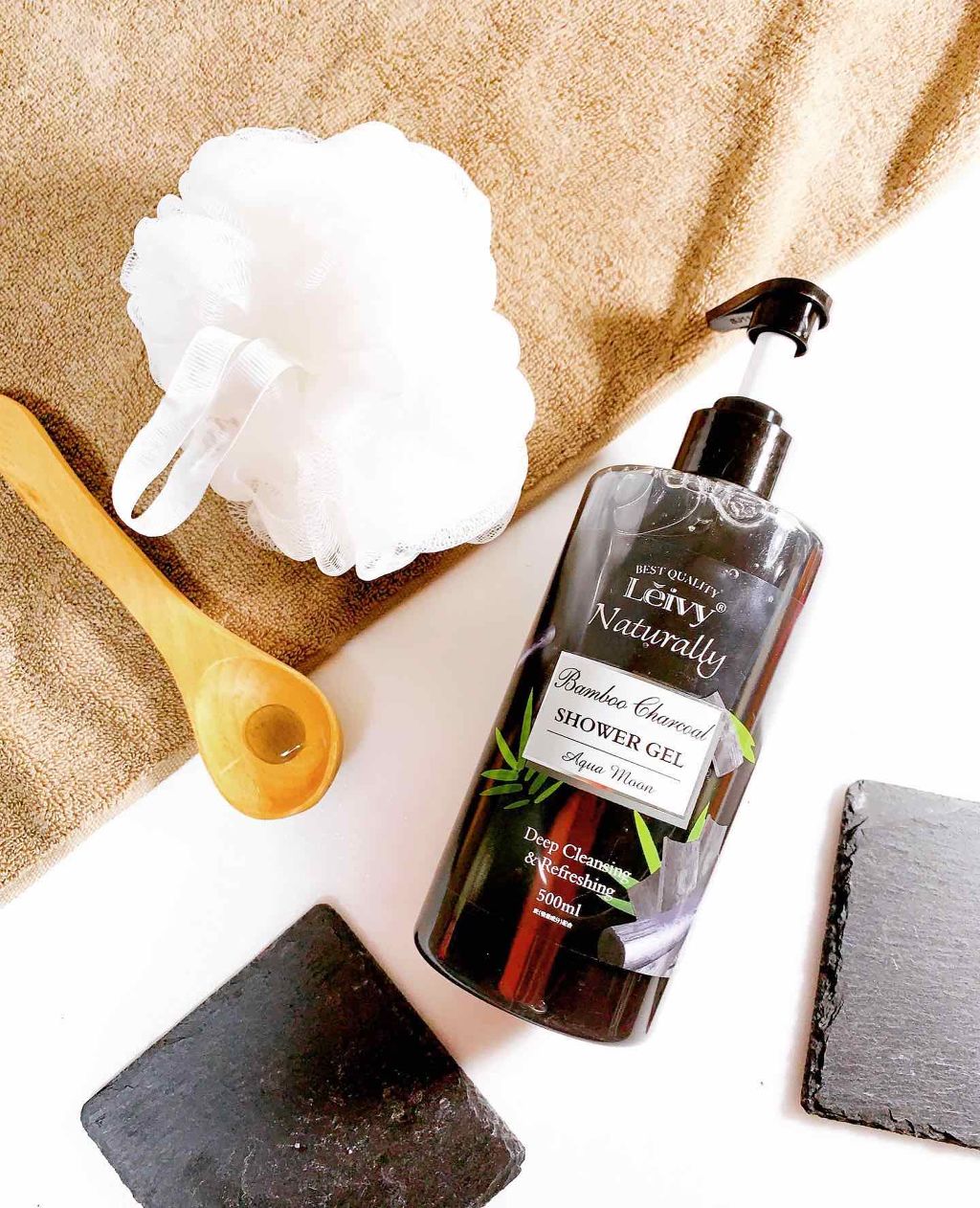 フレグランス ボディ&フェイスパウダー ゴートミルク/Leivy/ルースパウダーを使ったクチコミ(2枚目)