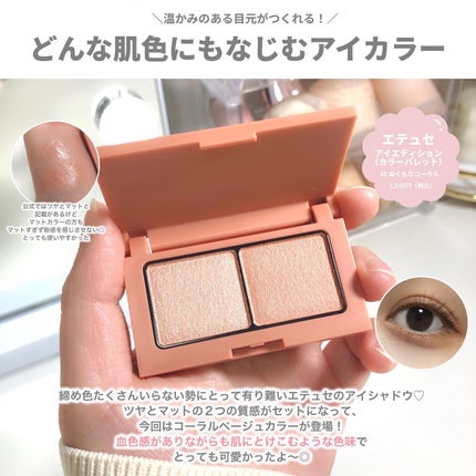 エテュセ アイエディション(カラーパレット)/ettusais/アイシャドウパレットを使ったクチコミ(5枚目)