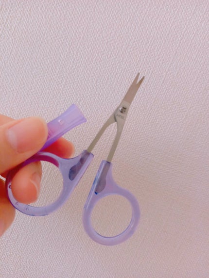 キャップ付 美容ハサミ/DAISO/その他化粧小物を使ったクチコミ(2枚目)