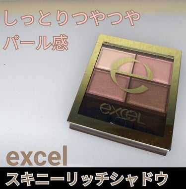 スキニーリッチシャドウ SR06 センシュアルブラウン/excel/アイシャドウパレットを使ったクチコミ（1枚目）