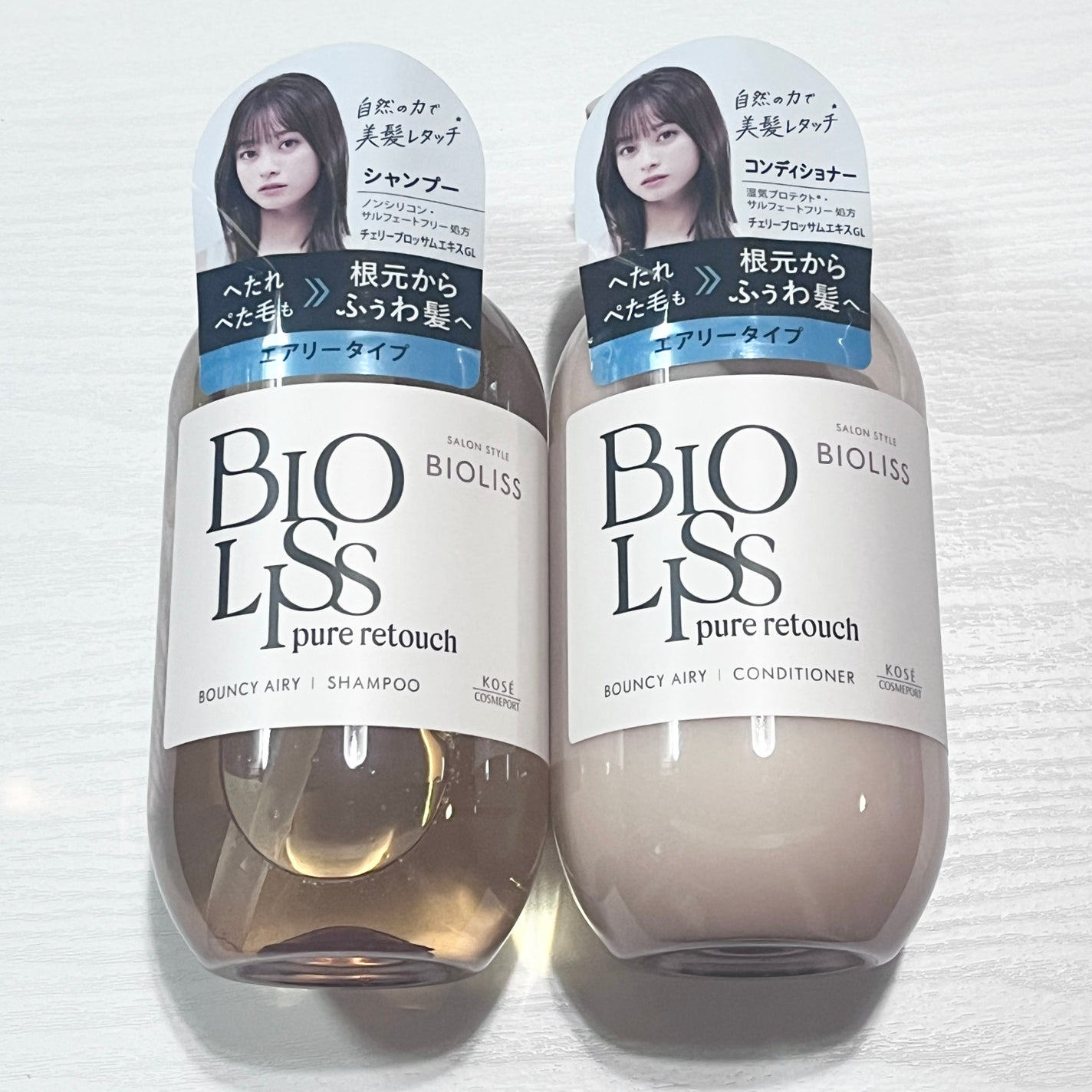 SS ビオリス ピュアレタッチ ぺたふぅわ シャンプー/ヘアコンディショナー/SSビオリス/市販シャンプーを使ったクチコミ(1枚目)