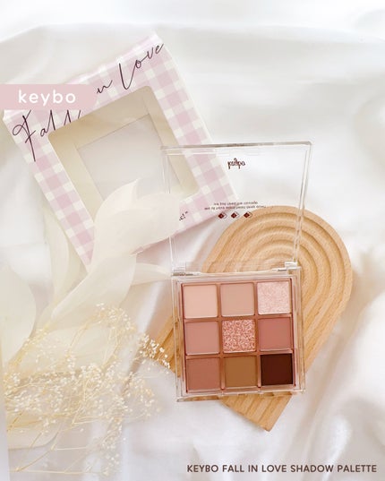 KEYBO FALL IN LOVE SHADOW PALETTE/keybo/アイシャドウパレットを使ったクチコミ(1枚目)