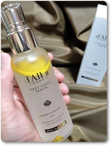 ダルバ ホワイトトリュフファーストスプレーセラム/ダルバ/ミスト状化粧水を使ったクチコミ（2枚目）