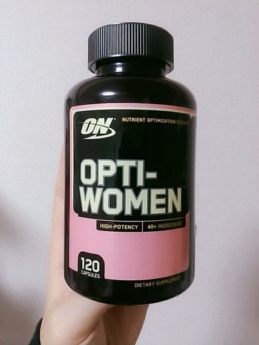 オプティ･ウーマン(Optimum Nutrition)💊💊

マルチビタミン剤ですね。

ビタミン23種類
ミネラル17種類
40種類の女性に特化した成分
植物由来成分
抗酸化成分
その他の複合的な栄