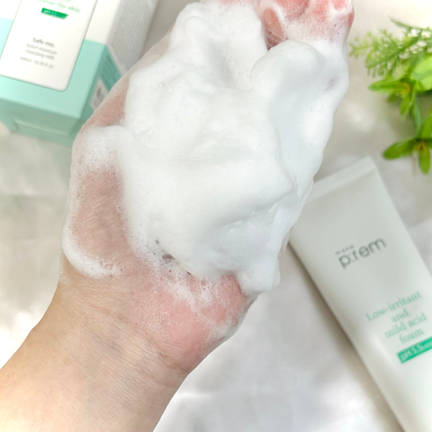 セーフミー リリーフモイスチャー クレンジングフォーム/make prem/洗顔フォームを使ったクチコミ(3枚目)