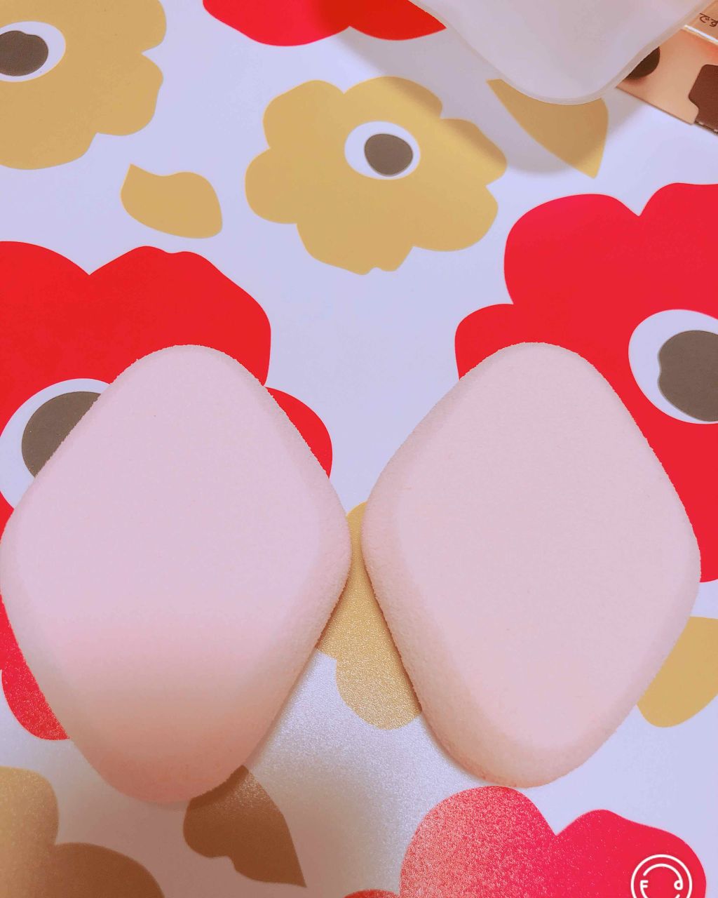 シフォンタッチスポンジ ダイヤ型/ロージーローザ/パフ・スポンジを使ったクチコミ(2枚目)