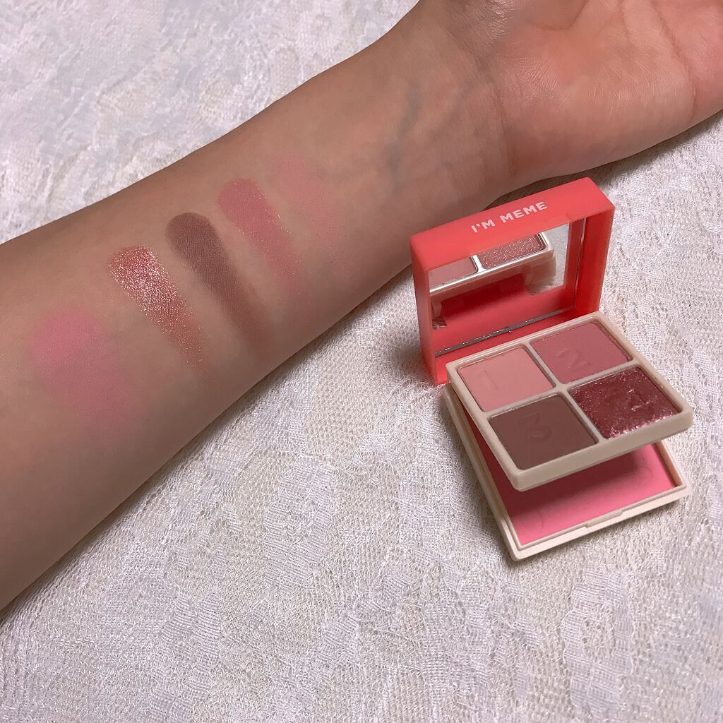マルチキューブ/i’m meme/アイシャドウパレットを使ったクチコミ(3枚目)
